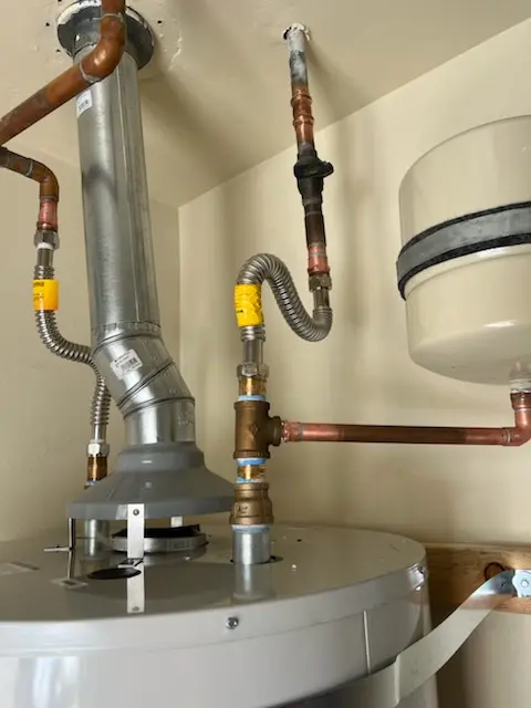 Water heater installation and plumbing repair in Seven Springs